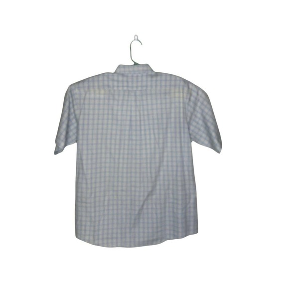 LL Bean Mens Wrinkle Resistant Short Sleeve Button Down Shirt SZ XL - Picture 2 of 7